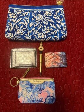 Lily Pulitzer & MK card holder Pen Mirror bundle